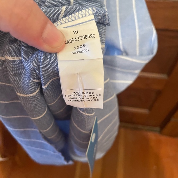 CUPSHE Pinstripe Smocked Maxi Dress - Picture 5 of 5